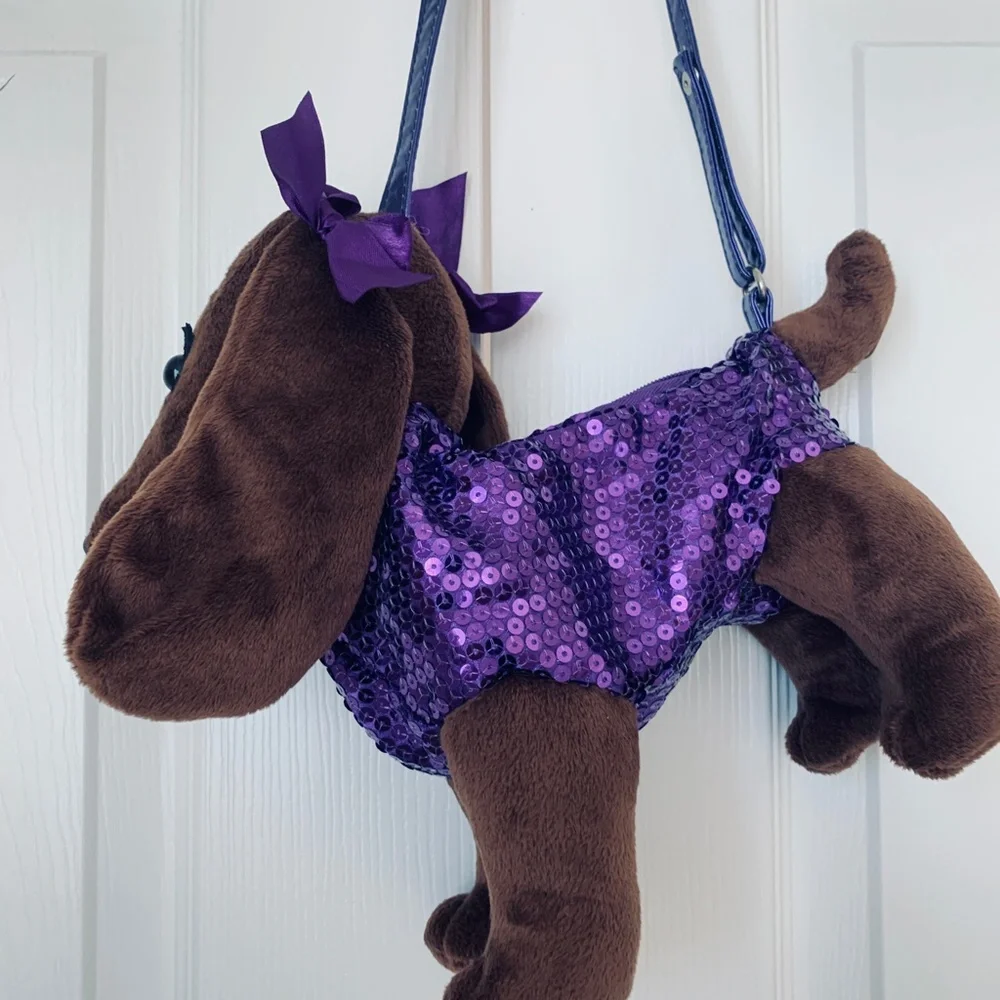 POOCHIE & CO PLUSH PUPPY DOG PURSE